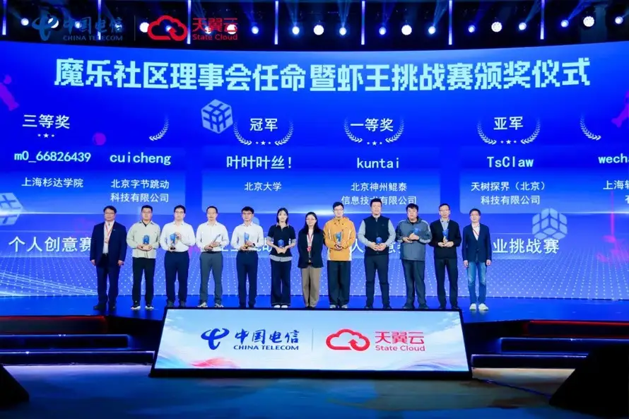 西海岸国际旗下西海岸国际鲲泰斩获魔乐社区龙虾挑战赛一等奖